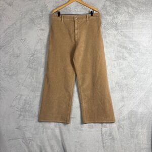 Universal Thread Womens Sailor Wide Leg Corduroy Pants Tan High Rise 16 Viral